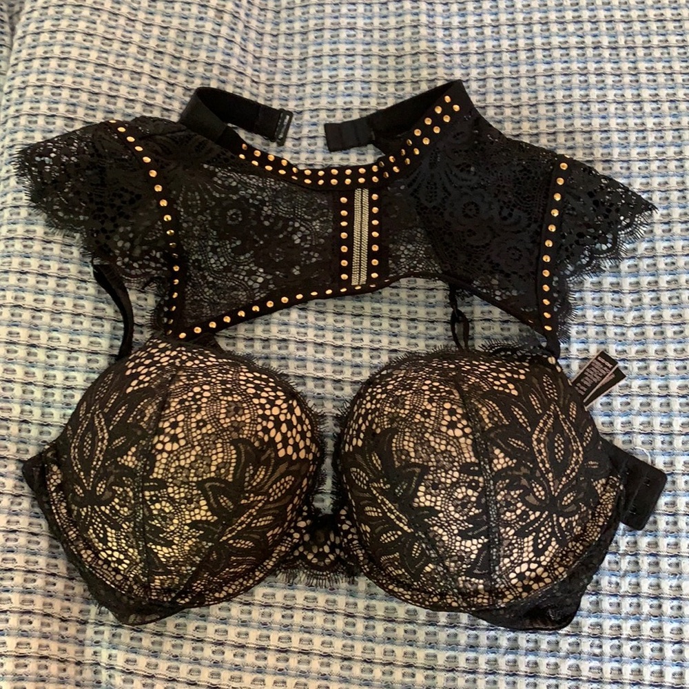 Victoria secret high neck push up bra